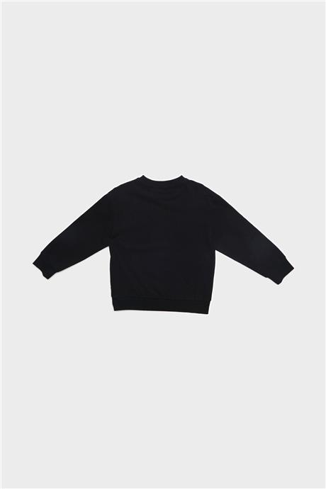 Swatsky Erkek Çocuk Siyah Sweatshirt