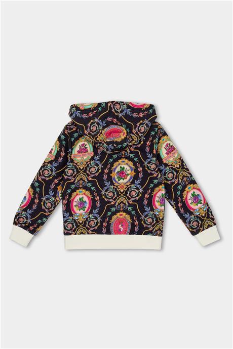 Swatsky Kız Çocuk Desenli Sweatshirt