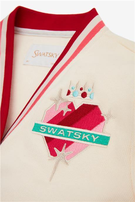 Swatsky Kız Çocuk Krem Hırka