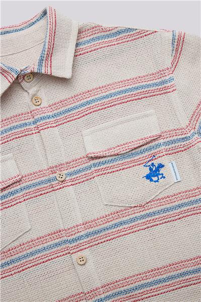 Beverly Hills Polo Club Boy Striped ShirtBeverly Hills Polo Club Boy Striped Shirt