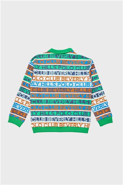 Beverly Hills Polo Club Erkek Çocuk Desenli Sweatshirt