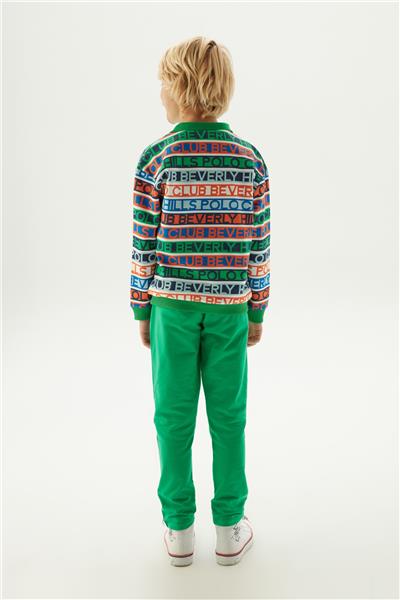 Beverly Hills Polo Club Erkek Çocuk Desenli Sweatshirt
