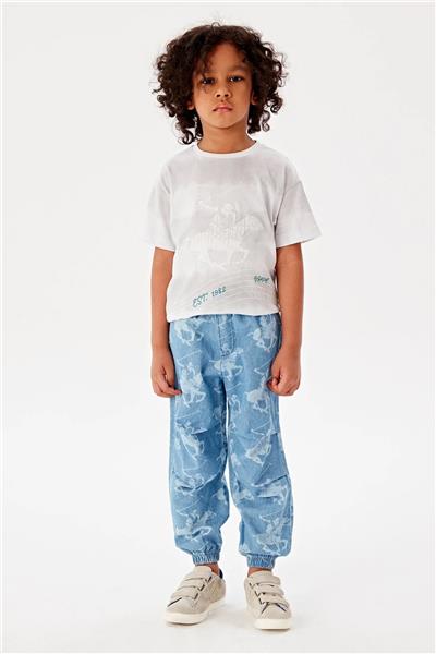 Beverly Hills Polo Club Erkek Çocuk Gri T-Shirt