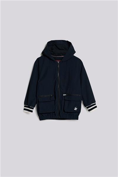 Beverly Hills Polo Club Boy Navy Blue RaincoatBeverly Hills Polo Club Boy Navy Blue Raincoat