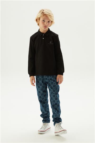 Beverly Hills Polo Club Erkek Çocuk Siyah T-Shirt