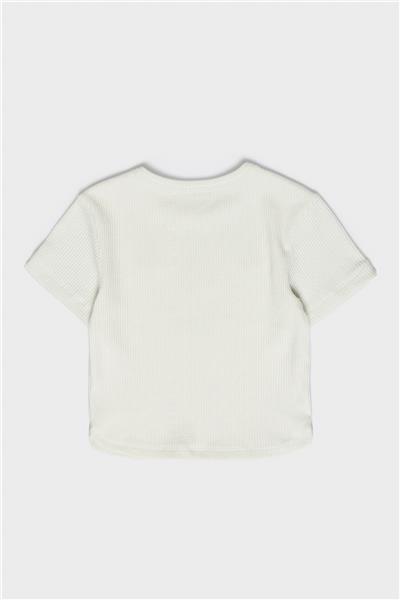 Beverly Hills Polo Club Kız Çocuk Beyaz T-Shirt