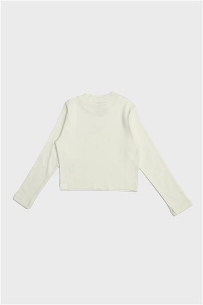Beverly Hills Polo Club Kız Çocuk Ekru Sweatshirt