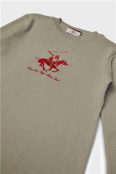 Beverly Hills Polo Club Kız Çocuk Gri Elbise