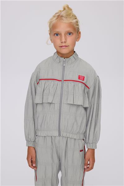 Beverly Hills Polo Club Girl Grey Melange Tracksuit TopBeverly Hills Polo Club Girl Grey Melange Tracksuit Top