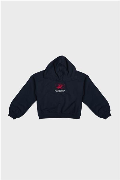 Beverly Hills Polo Club Kız Çocuk Lacivert Sweatshirt