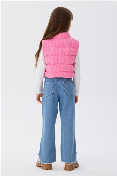 Beverly Hills Polo Club Kız Çocuk Pembe Yelek