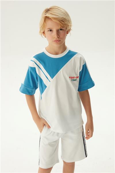 Bikkembergs Erkek Çocuk Beyaz T-Shirt