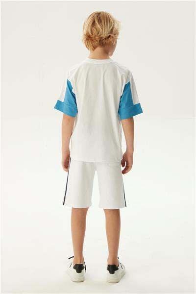 Bikkembergs Erkek Çocuk Beyaz T-Shirt
