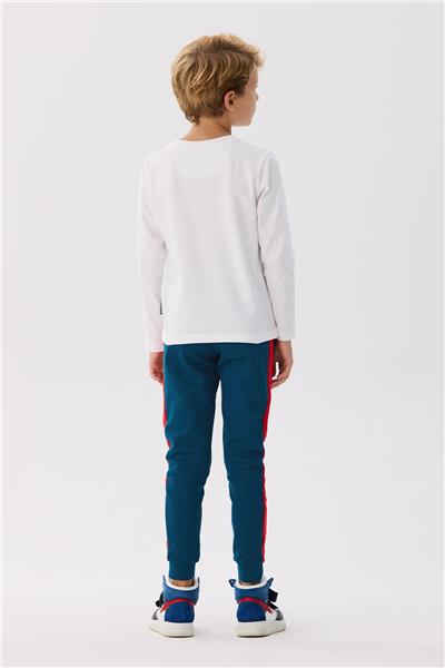 Bikkembergs Erkek Çocuk Beyaz T-Shirt