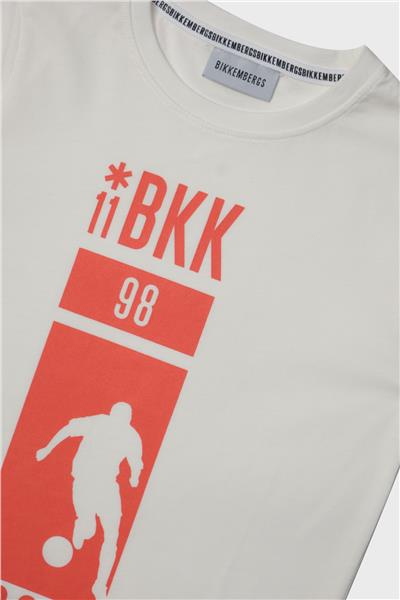 Bikkembergs Erkek Çocuk Beyaz T-Shirt
