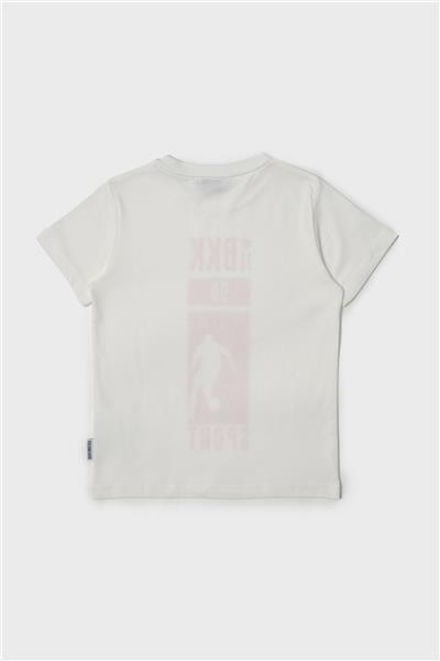 Bikkembergs Erkek Çocuk Beyaz T-Shirt