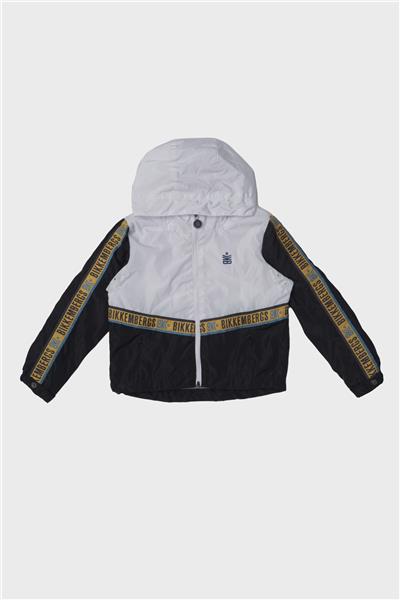 Bikkembergs Erkek Çocuk Beyaz Yağmurluk