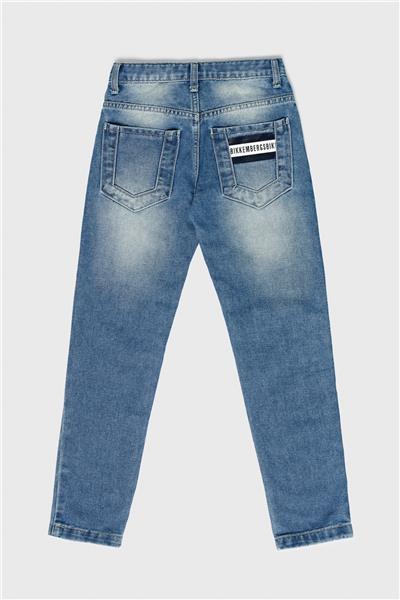 Bikkembergs Erkek Çocuk Mavi Pantolon