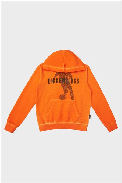 Bikkembergs Erkek Çocuk Oranj Sweatshirt