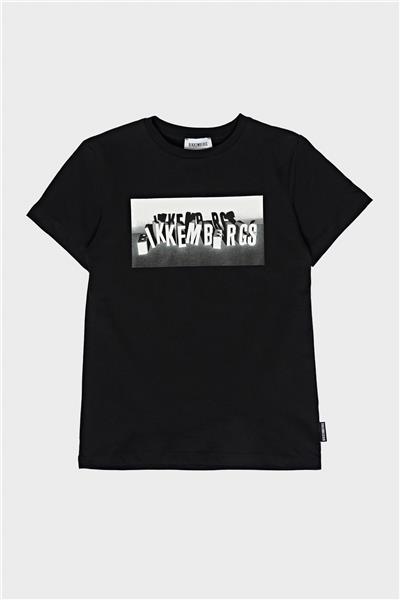 Bikkembergs Erkek Çocuk Siyah T-Shirt