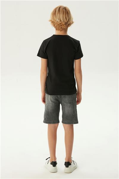 Bikkembergs Erkek Çocuk Siyah T-Shirt