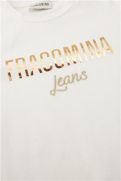 Fracomina Kız Çocuk Beyaz Tshirt