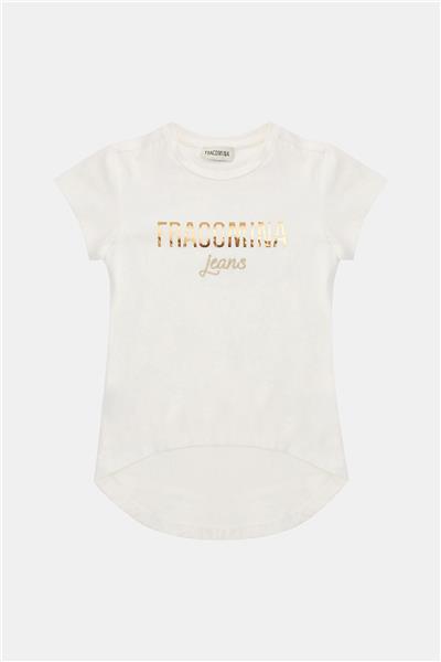 Fracomina Kız Çocuk Beyaz Tshirt