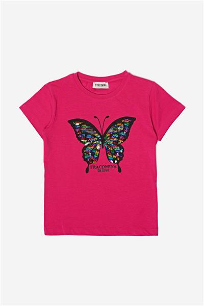 Fracomina Kız Çocuk Fuşya T-Shirt
