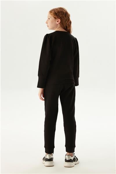 Fracomina Kız Çocuk Siyah Sweatshirt