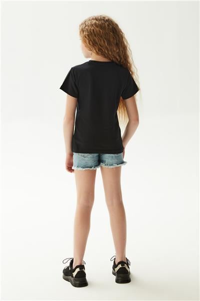 Fracomina Kız Çocuk Siyah T-Shirt