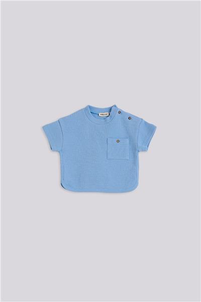 Gb Baby Basic Erkek Bebek Mavi Şort ve Tshirt TakımıGb Baby Basic Erkek Bebek Mavi Şort ve Tshirt Takımı