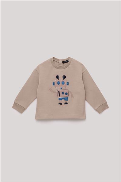 GB Baby Erkek Bebek Bej T-Shirt