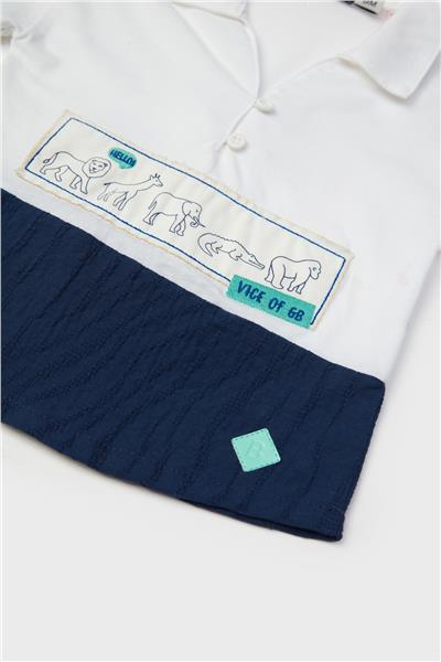 GB Baby Erkek Bebek Beyaz T-Shirt