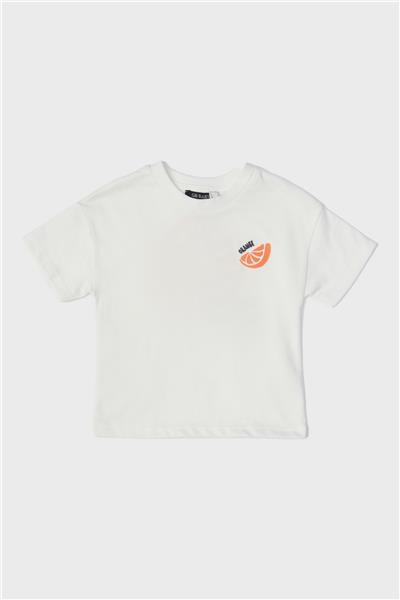 GB Baby Erkek Bebek Beyaz T-Shirt