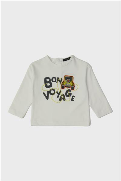 GB Baby Erkek Bebek Beyaz T-Shirt
