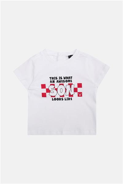 GB Baby Erkek Bebek Beyaz Tshirt