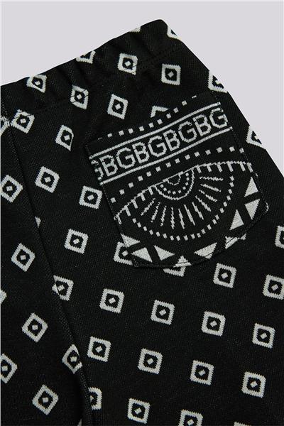 GB Baby Erkek Bebek Desenli Eşofman AltıGB Baby Erkek Bebek Desenli Eşofman Altı