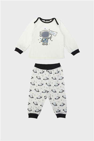 GB Baby Erkek Bebek Desenli Pijama Takımı