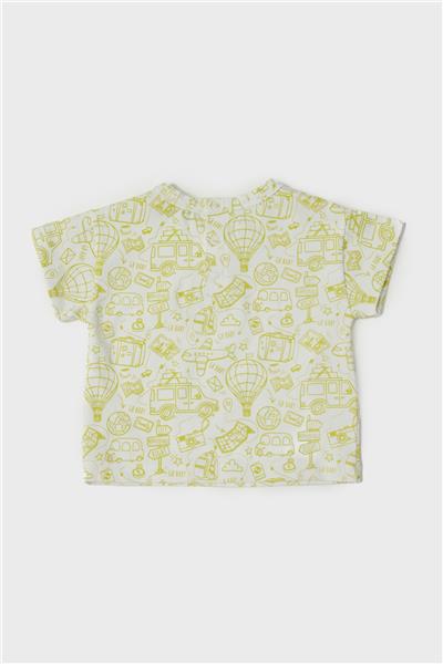 GB Baby Erkek Bebek Desenli T-Shirt