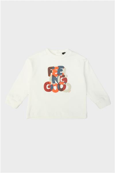 GB Baby Erkek Bebek Ekru Sweatshirt