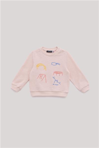 GB Baby Erkek Bebek Ekru Sweatshirt