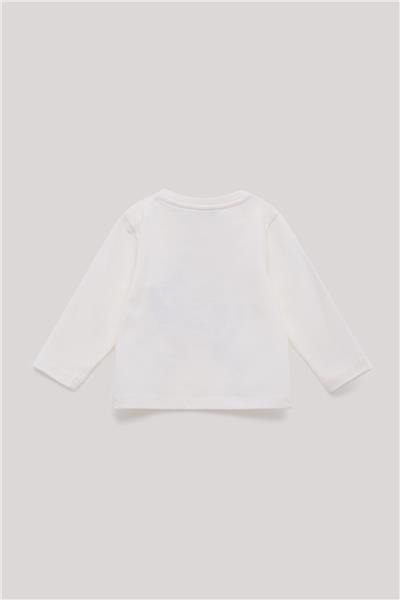 GB Baby Erkek Bebek Ekru T-Shirt