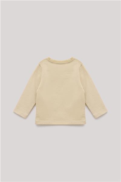 GB Baby Erkek Bebek Ekru T-Shirt