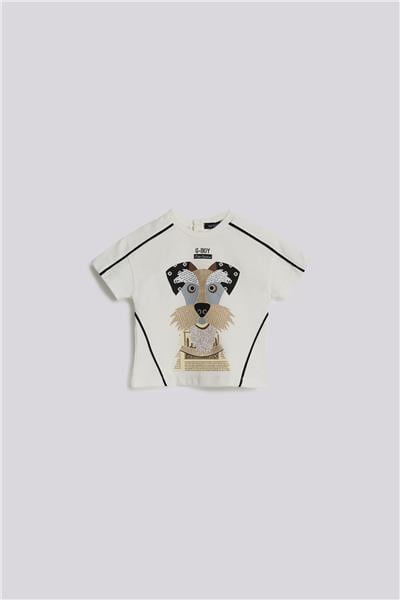 GB Baby Erkek Bebek Ekru TshirtGB Baby Erkek Bebek Ekru Tshirt
