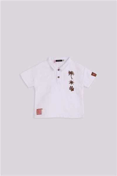 GB Baby Erkek Bebek Ekru TshirtGB Baby Erkek Bebek Ekru Tshirt