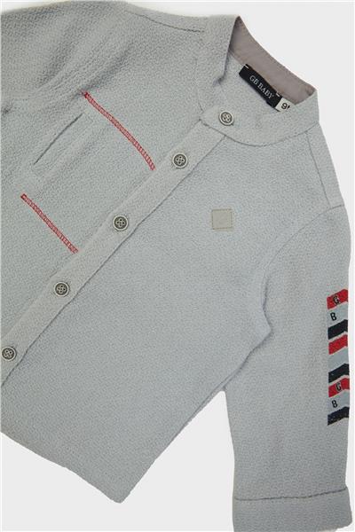 GB Baby Erkek Bebek Gri Gömlek