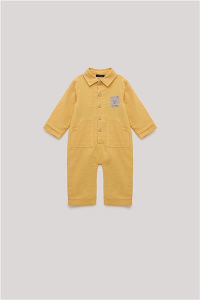 GB Baby Erkek Bebek Hardal Tulum
