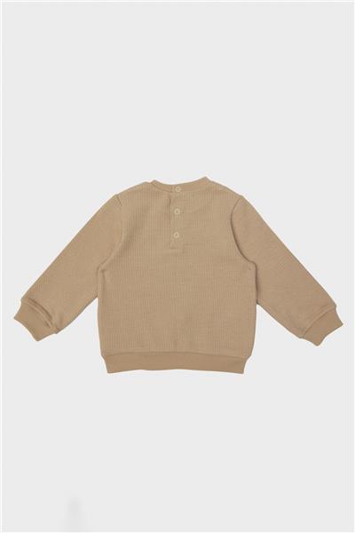 GB Baby Erkek Bebek Kahve Sweatshirt