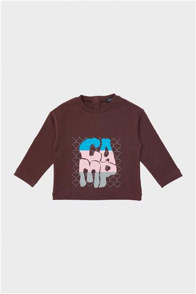 GB Baby Erkek Bebek Kahve T-Shirt