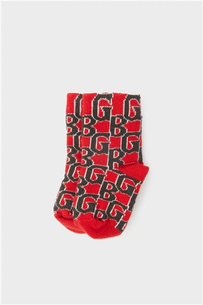 GB Baby Erkek Bebek Kırmızı Çorap